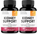 Sandhu's Kidney Cleanse Detox & Repair Support Supplement for Men and Women com extrato de cranberry ajuda a apoiar Rim & Urinary Tract Health 60 cápsulas vegetarianas (Pacote de 2)