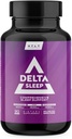 Delta Sleep by HTLT (Suplemento de sono abrangente com Ashwagandha, Melatonina, 5-HTP, & GABA) L-Teanina e Magnésio Glicinato para manter os níveis de GABA (90 Cápsulas)