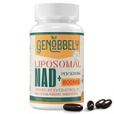 800 mg NAD lipossómico+ Suplemento com Nicotinamida Riboside 200 mg, Trans-Resveratrol 100 mg - True NAD Supplement for DNA Repair, Envelhecimento Saudável, Função Cérebro - Fornecimento de 60 dias