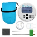 Kit gerador de prata coloidal – 99,99% (Ag) Rods, medidor TDS, máquina de prata coloidal, máquina de ionizador de água para casa, Bolsa de viagem, DeBora Gerador inteligente