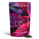 VITALITYbits - Espirulina orgânica misturada & chlorela Tablets - Algae Superfood - Energia, Self Care, Beleza - Substituir Verdes, Suplementos, Proteína, Snacks - Vegan, Keto, Gluten Free - 1000 Tablets Bag