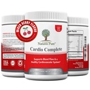 Simplesmente Naturezas Cardio Puro Completo com 5.000 L-Arginina, 1.000 mg L-Citrulina, e Hawthorn Berry - Saúde do Coração e Suporte Cardiovascular Pó Suplemento e 3-em-1 Nitric Oxide Booster