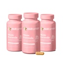 Cápsulas pré-natais e pós-natais multivitaminas e vitaminas capilares, pós-parto, amamentação, unhas de cabelo e vitaminas da pele para mulheres com biotina, zinco, ferro (3-Pack)
