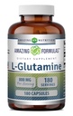 Fórmulas surpreendentes L-Glutamina Amino Acid Supplement 800 Mg Por Servindo 180 Cápsulas
