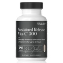 Shaklee - Liberação Mantida Vita-C® 500mg - Fórmula de suporte celular e imunológico de alta potência com sistema de liberação individual - inclui quadris de rosa e mistura bioflavonóide - 180 comprimidos
