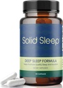 Fórmula de sono profundo, Ajuda natural ao sono sem melatonina, Bisglicinato de magnésio, L. Theanina, Inositol, Pílulas para dormir para adultos, 60 Cápsulas Vegan