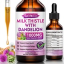 MEENCCD leite cardo líquido gotas - suplemento de cardo com silimarina, Apoio antioxidante, Vegan, Não-GMO, 2 Fl Oz
