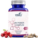 4-IN-1 URI POWER COMPLEX 1350mg - D Mannose, Cranberry, Hibiscus, e Dandelion Herb - Limpar naturalmente a bexiga e trato urinário 60 cápsulas - Abordagem especializada para evitar ITU