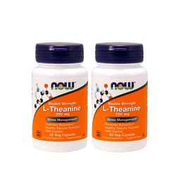 AGORA Alimentos L-Theanina 200 mg, 60 Cápsula vegetal (2 embalagem)