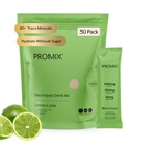 ProMix Nutrition Electrolytes Powder Packets - Sugar Free, Zero Calory, Stevia Free, Fasting Friendly, Natural Himalayan Pink Sal - Limão - 30 Servings (Pacote de 30)