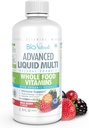 Bio Naturals Liquid Whole Food Multivitamin para homens e mulheres com mais de 100 ingredientes - Superalimentos, Omegas, Extratos orgânicos - 100% Vegan - 32 oz