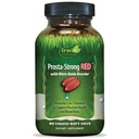 Irwin Naturals Prosta-Strong RED com impulsionadores de óxido nítrico, Serra Palmetto, Licopeno, Semente de abóbora & Mais - Suplementos de saúde da próstata para homens - 80 Géis líquidos macios