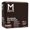 Mdrive Acelerar pré-treino em pó, Pacotes de serviço único, Berry misto, 30 contagem (estimulante, Berry misto)