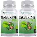 DOCTOR RECOMENDADO COMPLEMENTOS Berberine Plus 1200mg Por Serviço - 120 Cápsulas Veggie Royal Jelly (120 Contagem de 2))