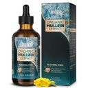 Mullein gotas para pulmões, suporte Lung Cleanse / Detox e função respiratória para respiração saudável - Mullein Leaf Extract para pulmões-2 fl.oz