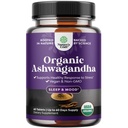 Suplementos de Ashwagandha orgânicos de alta resistência - Tablets orgânicos de Ashwagandha para suporte de humor e equilíbrio hormonal para mulheres e homens - Extrato de raiz em pó com pimenta preta para melhor absorção - 60 Ct