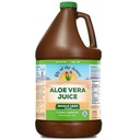 Lily Of the Desert Aloe Vera Juice - Folha inteira filtrada Aloe Vera Bebida, Não-GMO Aloe Juice com enzimas digestivas naturais para a saúde gut, alívio estomacal, Wellness, Gloswing Skin, 64 Fl Oz