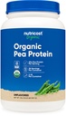 Nutricost Organic Pea Protein Isolate Powder (2LBS) - Sem sabor, certificado USDA Organic, Protein from Plants, Vegetarian Friendly, Gluten Free, Non-GMO