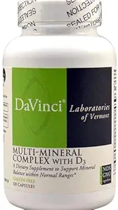 Laboratórios DaVinci Complexo multimineral com cápsulas D3-120