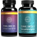 Primal Harvest Mind Fuel & Omega 3 Suplementos para Mulheres e Homens Peixe Oil Cápsulas e Mente Combustível Pills Brain Booster
