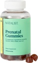 Natalist Gummies pré-natais para seu pré-conception diário e fórmula de gravidez Multivitamins mulheres + DHA Omega-3 de Algae - Berry mista, vegetariana, sem glúten, não-GMO - 90 contagem