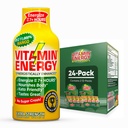 Vitamina Energia B12 11,000% Extra força Energia Shot Mango 24 Pack, 260mg Cafeína Natural, B12 & B6, Foco Nootrópico, Vitalidade, Açúcar Zero, Sem glúten, Vegan, Kosher, 1,93 fl oz