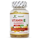 Vitamina E Gummies 268mg, Delicioso, Vegan, Não-GMO, Suplementos Gummy adulto, Imune, Pele e suporte ocular, 60 Contagem