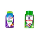 Vitafusion Fiber Well + Gummies Probióticos para Adultos 60 Count Extra Strength Vitamina B12 Gummy Vitaminas para Metabolismo Energético Suporte 90 Count