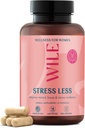 WILE Menopause & Perienopause Suplementos para mulheres com Ashwagandha - alívio de estresse com Cohosh preto - Suporte pré-menopausa para melhorar o humor, sono, equilíbrio hormonal - Vegan, 30 Servings