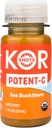 KOR Shots Sea Buckthorn e Baobab Shot - 1.7 Fl Oz - Potent C - Superalimentos Vitamina C Shot - USDA Certified Organic