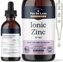 Per Se Labs Ionic Zinc Líquido - 10 mg Alta Absorção 240 Servings Liquid Zinc Drops para Adultos - Imune Suporte Cuidado da pele Zinc Suplementos - Vegan Zinc Sulfato Antioxidante Suplemento dietético - 2 Oz