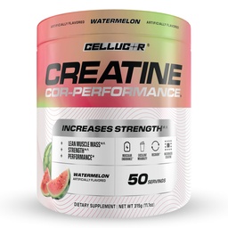Cellucor Creatina em pó, sabor de melancia - aumenta a força, massa muscular magra e resistência, creatina micronizada para absorção rápida, 5g Creatina por serviço, 50 Servings