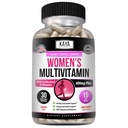 Kaya Naturals Multivitamina feminina, Antioxidante Saudável Global e Apoio Imune, Vitaminas A, D, C, E, Biotina, Ácido Fólico, & Multi-Mineral, Energia & Metabolismo Suplemento Vitamina 30 Contagem