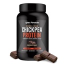 Fórmula do esporte Proteína de grão de bico em pó, proteína baseada em plantas orgânica e Vegan, todo o pó de proteína natural com aminoácidos essenciais, sabor de chocolate, apenas 2 carboidratos líquidos com 21 Grams Protein