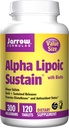 Fórmulas Jarrow Alpha Sustentação Lipoica 300, Tamanho do Valor, 300 Mg, 120 Comprimidos Sustentáveis ( 3-Pack)