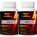 Turkesterone Suplemento 1300mg Ultra alta resistência (Ajuga Turkestanica Extract Std. a 20% Turkesterone), para desempenho atlético e massa muscular,240 cápsulas