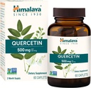Himalaya Quercetin Supplement for Plant-Based Bioflavonoid Support and Daily Wellness, Antioxidant and Imune Support, 500 mg, Non-GMO, 60 Caplets Vegetarianos, 2 Mês de Fornecimento