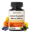 DAIKEN Lutein e Zeaxanthin Suplementos, AREDS 2 Fórmula inspirada com Astaxantina, Maci Berry, Bilberry, Flaxseed Oil & Vitamina E, 30 Softgels