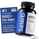 NAD+ Suplementos para homens – Suplementos de Saúde de Próstata de Óxido Nítrico para homens com Resveratrol, CoQ10, L Citrulina e Licopeno para Envelhecimento, Estamina e Suporte de Energia Celular 60 Cápsulas