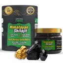 Nest Wellness ouro grau puro Himalayan Shilajit resina: última potência para homens e mulheres - 24k ouro, 75% + ácido fulvico, relatório de teste de laboratório incluído - 30g (1 pacote), 75 Servings
