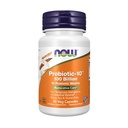 Now Foods Supplements, Probiotic-10TM, 100 bilhões, com 10 Strains Probióticos, Dairy, Soy e Gluten Free, Strain Verified, 30 Veg Cápsulas