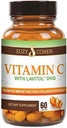 100% Vitamina C natural de Acerola Cherry com Lavitol DHQ Dihydroquercetin Plus 250 mg Citrus Bioflavonoids - Vitamina C de alimentação inteira, sem ácido ascórbico sintético e sem aditivos - 250 mg, 60 Cápsulas