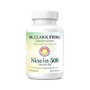 Dr. Clark Niacin 500 (Vitamina B3) Suplemento, 500mg, 100 Cápsulas Gelatina