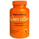 Querce-TalTM Quercetin + Bromelain 120 Veg Cápsulas de alta potência Absorção aumentada Biodisponibilidade. Suporta Anti-Oxidante, Eventos de Chama, Saúde Imune do Coração, Vary de Embalagem Maio