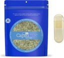 Capsuline Safflower Colorido Tamanho 00 Cápsulas Vegan Vazias Amarelo / Amarelo - 1000 Contagem - Vegetariana Cápsulas Pill Vazio - DIY Vegetal Cápsula Preenchimento - Veggie Cápsulas Pill - Kosher e Halal Certificado