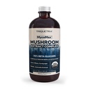 MycoMax Mushroom Complex - 70% Beta Glucans, Max Potence Mushroom Supplement, US Grown + Ultrasonic Extraction - Lions Mane, Cordyceps, Reishi & More - Promove Cognição, Imunidade, Energia - 8 onças.