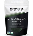 Terrasoul Superalimentos chlorela orgânica em pó (muralhas de células rachadas), 6 onças