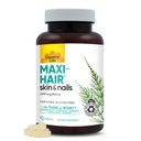 Country Life Maxi-Hair Supplement - 2000mcg Biotina e vitaminas para cabelos, pele e unhas - Certificado Gluten-Free & Vegetarian - Suporta o crescimento do cabelo, 90 comprimidos