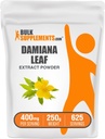 BulkSuplementos.com Damiana Extract Powder - Damiana Suplemento, Suplemento de ervas - Vegan & Gluten Grátis, 400mg por serviço, 250g (8.8 oz) (Pack of 1)