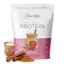 Um Sol Lean planta-based proteína em pó, Ervilha & Brown arroz proteína, Baixo carboidrato, Vegan Friendly - Glúten, Lactose, & Soy Livre - Sem açúcar adicionado, Não-GMO, Nutrição Limpa, Sem Bloating (Horchata)